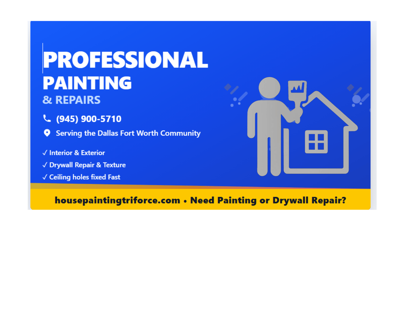 painter house b lue ad